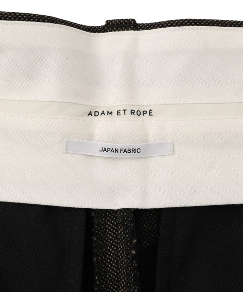 ADAM ET ROPE'(アダムエロペ)の「【サステナブル】NIKKEビンテージツイードスラックス/セットアップ対応(スラックス・レディース・ブラック系その他3・36/38)」の5枚目の写真