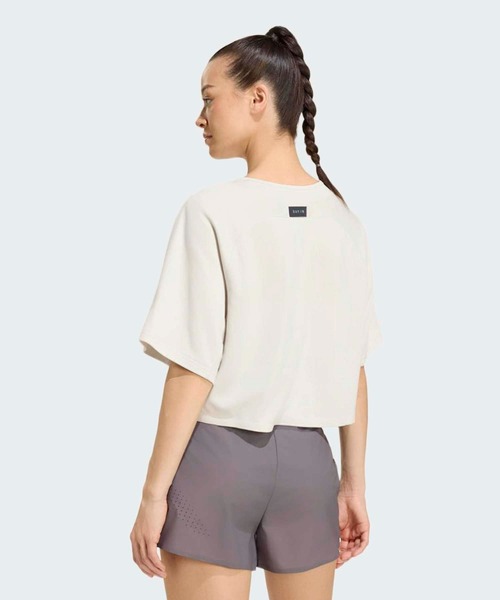 adidas（アディダス）の「ランニング半袖Tシャツ / アディダス adidas（Tシャツ/カットソー・レディース・グレー・XX-LARGE/LARGE/MEDIUM/SMALL/X-LARGE）」の2枚目の写真
