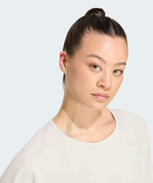 adidas（アディダス）の「ランニング半袖Tシャツ / アディダス adidas（Tシャツ/カットソー・レディース・グレー・XX-LARGE/LARGE/MEDIUM/SMALL/X-LARGE）」の3枚目の写真