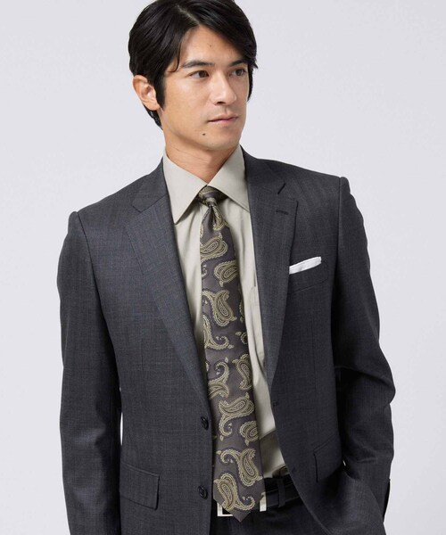 TAKEO KIKUCHI（タケオキクチ）の「【FLORA SILK】ペイズリージャガードネクタイ（ネクタイ・メンズ・ピンク系その他/グリーン系その他5/ブラウン系その他6/オレンジ系9・00）」の12枚目の写真