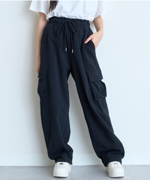 LOVETOXIC(ラブトキシック)の「【LTXC/綿100%】カーゴカーブスウェットパンツ(カーゴパンツ・キッズ・トップグレー/ブラック・M:150cm/130cm/S:140cm/L:160cm)」の15枚目の写真