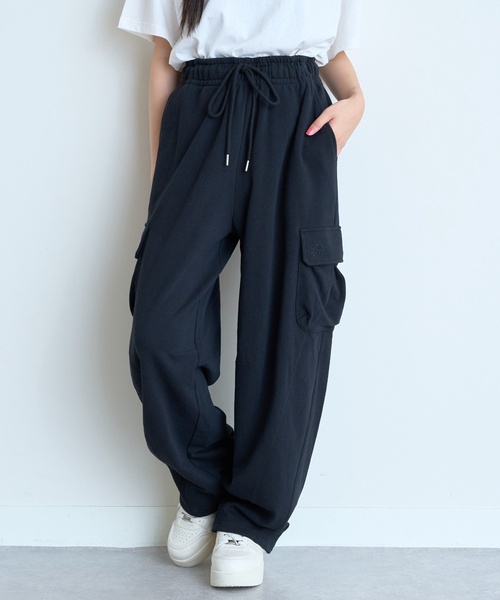 LOVETOXIC(ラブトキシック)の「【LTXC/綿100%】カーゴカーブスウェットパンツ(カーゴパンツ・キッズ・トップグレー/ブラック・M:150cm/130cm/S:140cm/L:160cm)」の14枚目の写真