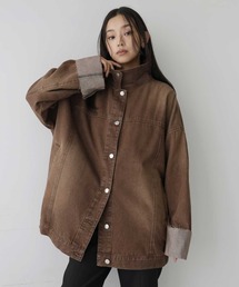  hellam（へラム）の「コーデュロイカラーデニムジャケット（デニムジャケット）」