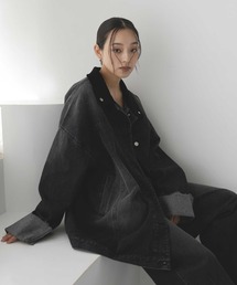  hellam（へラム）の「コーデュロイカラーデニムジャケット（デニムジャケット）」