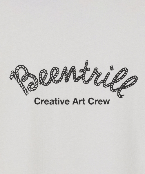 BEENTRILL(ビントリル)の「カシブロゴバックタイポグラフィックオーバーサイズ半袖Tシャツ(オフホワイト)(Tシャツ/カットソー・レディース・その他・SMALL/MEDIUM/LARGE/X-LARGE)」の3枚目の写真