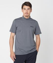 PING（ピン）の「【PING APPAREL】ストレッチダルブラ三角幾何学柄ジャカード半袖ハイネックシャツ (MENS)（その他アンダーウェア/インナー）」