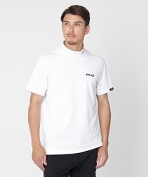 PING（ピン）の「【PING APPAREL】ストレッチダルブラ三角幾何学柄ジャカード半袖ハイネックシャツ (MENS)（その他アンダーウェア/インナー）」