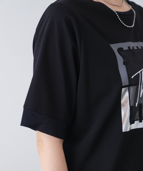Bou Jeloud(ブージュルード)の「スクエアBOXロゴT-shirt(Tシャツ/カットソー・レディース・ブラック/オフホワイト・FREE)」の10枚目の写真