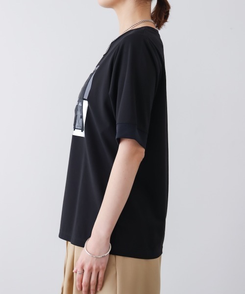 Bou Jeloud(ブージュルード)の「スクエアBOXロゴT-shirt(Tシャツ/カットソー・レディース・ブラック/オフホワイト・FREE)」の11枚目の写真