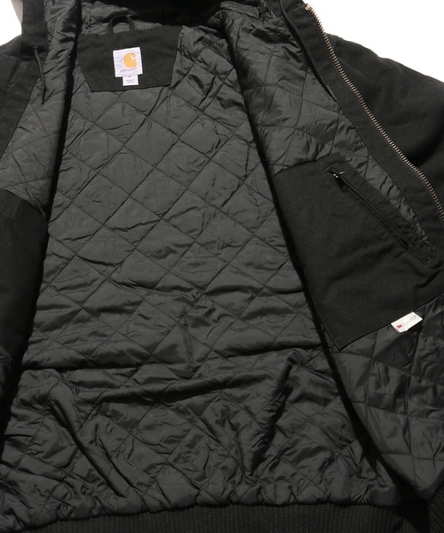 Carhartt（カーハート）の「Carhartt/カーハート Washed Duck Insulated Active Jacket アクティブジャケット（マウンテンパーカー・メンズ・ブラック・L/XL）」の9枚目の写真