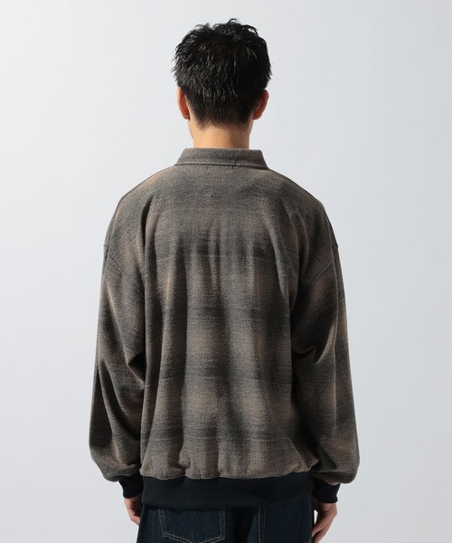 niko and...(ニコアンド)の「ジャガードオンブレハーフZIPプルオーバー(Tシャツ/カットソー・メンズ・ブラック/ブルー/レッド・LARGE/MEDIUM)」の18枚目の写真