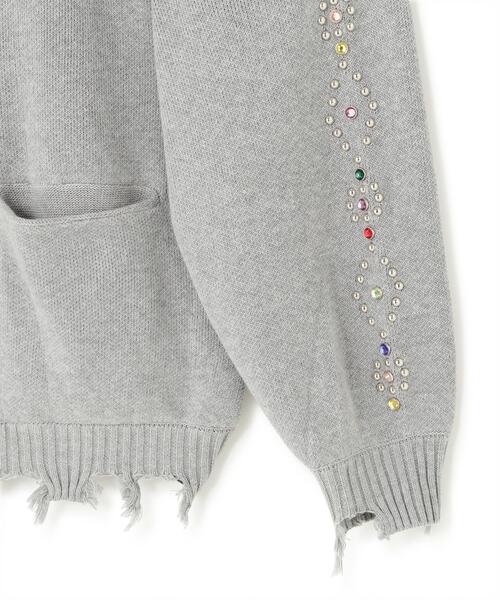DANKE SCHON（ダンケシェーン）の「DankeSchon/ダンケシェーン/COTTON WJQ STUDS CARDIGAN（カーディガン/ボレロ・メンズ・ブラック/グレー・M/L）」の22枚目の写真