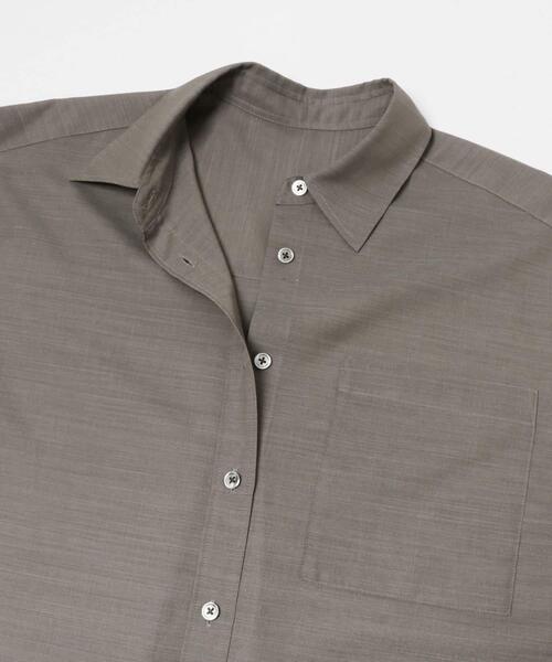 URBAN RESEARCH DOORS(アーバンリサーチドアーズ)の「Wool Blend Basic Shirts(シャツ/ブラウス・レディース・グレー/オフホワイト・FREE)」の17枚目の写真