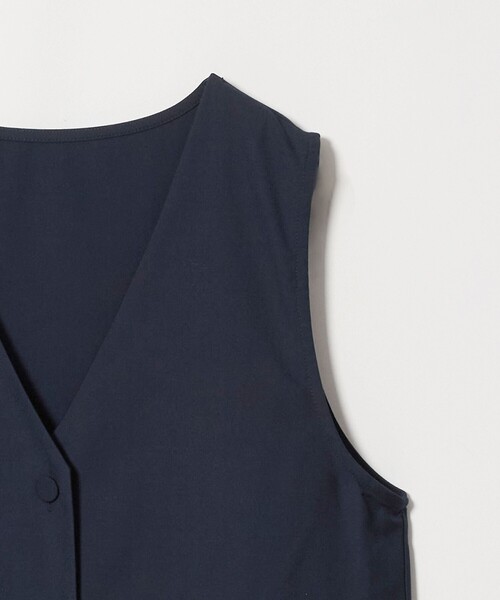 A DAY IN THE LIFE UNITED ARROWS(アデイインザライフユナイテッドアローズ)の「ボタン Vネック ジャンパースカート 2WAY -ウォッシャブル- <A DAY IN THE LIFE>(ワンピース・レディース・ネイビー/グレー系/ブラック・FREE)」の16枚目の写真