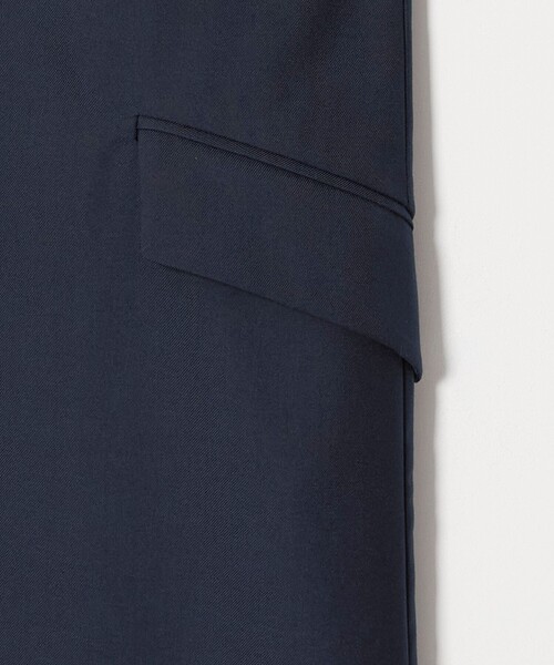 A DAY IN THE LIFE UNITED ARROWS(アデイインザライフユナイテッドアローズ)の「ボタン Vネック ジャンパースカート 2WAY -ウォッシャブル- <A DAY IN THE LIFE>(ワンピース・レディース・ネイビー/グレー系/ブラック・FREE)」の4枚目の写真