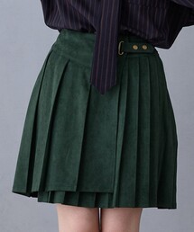 ラッププリーツスカート