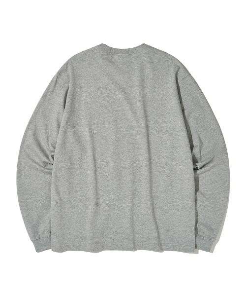 URBANDTYPE(アーバンディタイプ)の「1987 オークランド ロングスリーブ Tシャツ_メランジ グレー(Tシャツ/カットソー・メンズ・その他・LARGE/X-LARGE/SMALL/MEDIUM)」の6枚目の写真