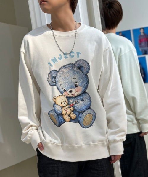 MILKBOY(ミルクボーイ)の「INJECT BEAR スウェット(スウェット・メンズ・A/B・FREE)」の3枚目の写真