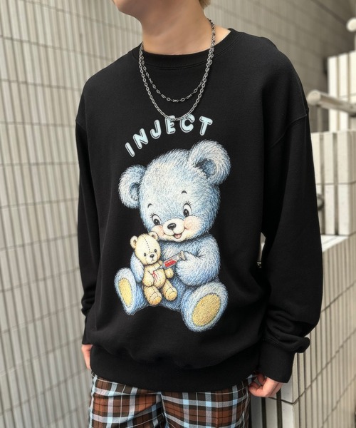 MILKBOY(ミルクボーイ)の「INJECT BEAR スウェット(スウェット・メンズ・A/B・FREE)」の4枚目の写真