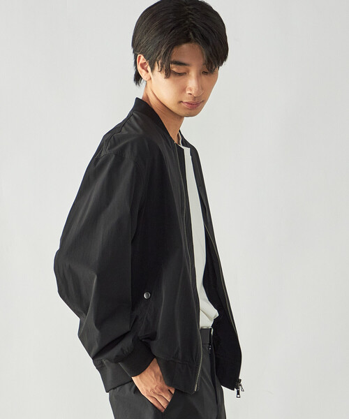 COMME CA ISM(コムサイズム)の「4U MA-1ブルゾン(ブルゾン・メンズ・ブラック/チャコール・M/L)」の6枚目の写真