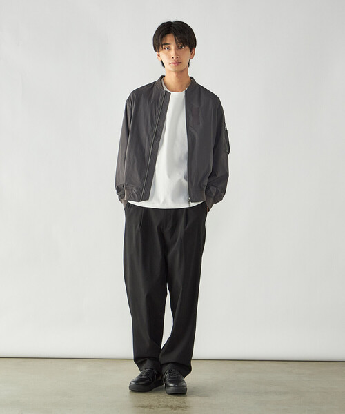 COMME CA ISM(コムサイズム)の「4U MA-1ブルゾン(ブルゾン・メンズ・ブラック/チャコール・M/L)」の5枚目の写真