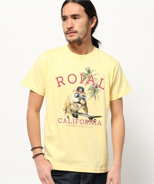 roial(ロイアル)の「HIGHSPIRITS(Tシャツ/カットソー・メンズ・ホワイト/ライトイエロー/ライトブルー・SMALL/LARGE/X-LARGE/MEDIUM)」の3枚目の写真