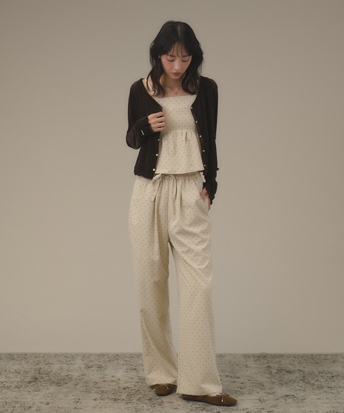 apres jour mignon（アプレジュールミニョン）の「【セットアップ可能】アソートキャミ（キャミソール・レディース・ブラウン系その他/ブラック/アイボリー/ダークブラウン/ブラック系その他2・LARGE/フリー）」の13枚目の写真