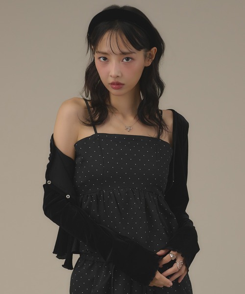 apres jour mignon（アプレジュールミニョン）の「【セットアップ可能】アソートキャミ（キャミソール・レディース・ブラウン系その他/ブラック/アイボリー/ダークブラウン/ブラック系その他2・LARGE/フリー）」の20枚目の写真