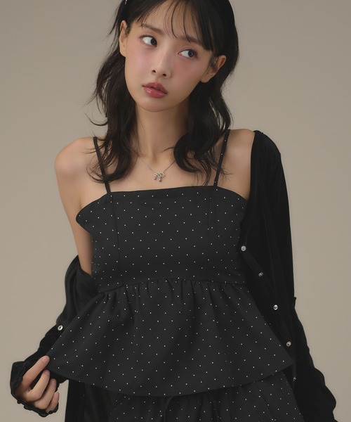 apres jour mignon（アプレジュールミニョン）の「【セットアップ可能】アソートキャミ（キャミソール・レディース・ブラウン系その他/ブラック/アイボリー/ダークブラウン/ブラック系その他2・LARGE/フリー）」の16枚目の写真