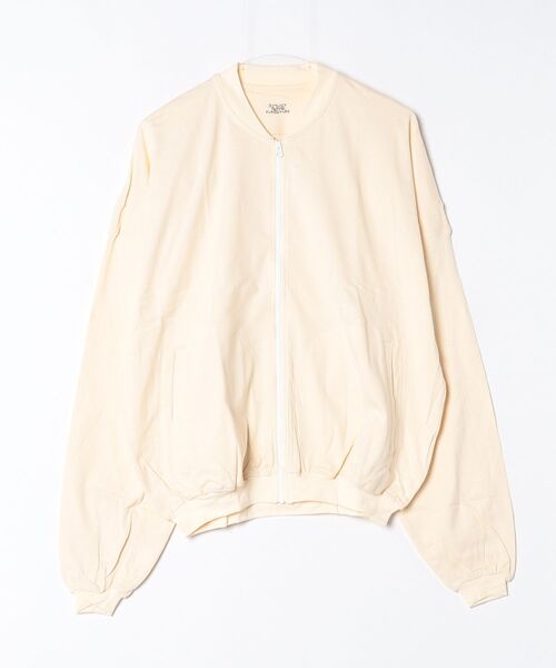 F-LAGSTUF-F(フラグスタフ)の「24SS-FSxTP-01 cut sew JACKET(xTEPPEI)(ブルゾン・メンズ・ミント/オフホワイト/Black・MEDIUM/SMALL)」の1枚目の写真