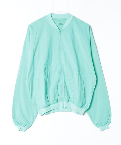 F-LAGSTUF-F(フラグスタフ)の「24SS-FSxTP-01 cut sew JACKET(xTEPPEI)(ブルゾン・メンズ・ミント/オフホワイト/Black・MEDIUM/SMALL)」の3枚目の写真