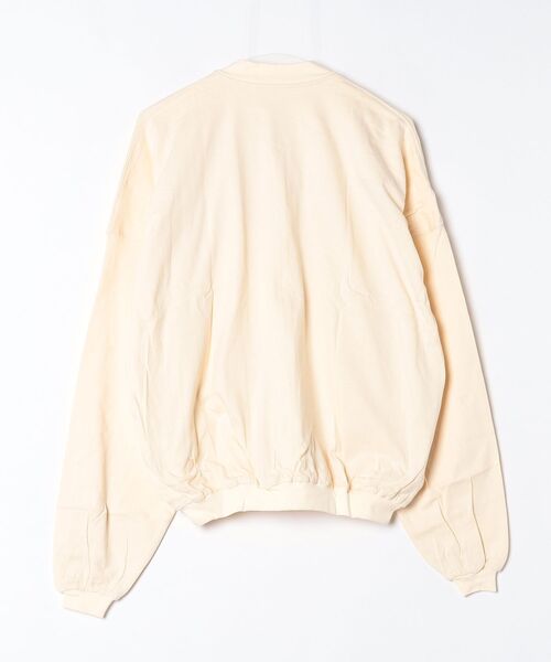 F-LAGSTUF-F(フラグスタフ)の「24SS-FSxTP-01 cut sew JACKET(xTEPPEI)(ブルゾン・メンズ・ミント/オフホワイト/Black・MEDIUM/SMALL)」の4枚目の写真