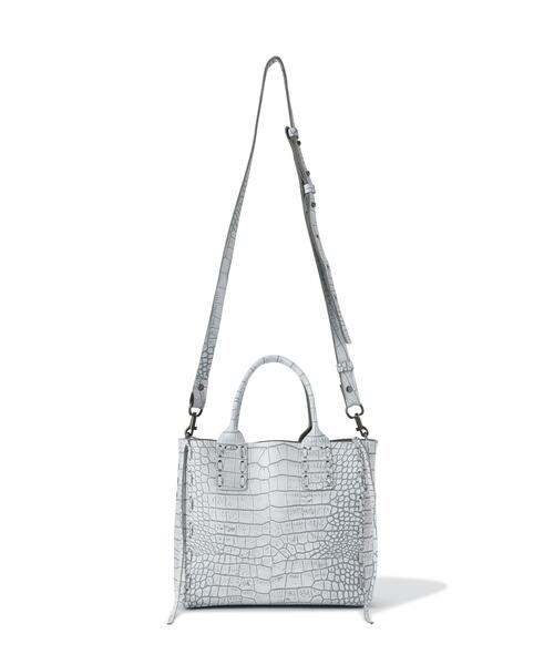 POMTATA（ポンタタ）の「POMTATA/ポンタタ/SHACK TOTE S（トートバッグ・メンズ・ホワイト・F）」の3枚目の写真