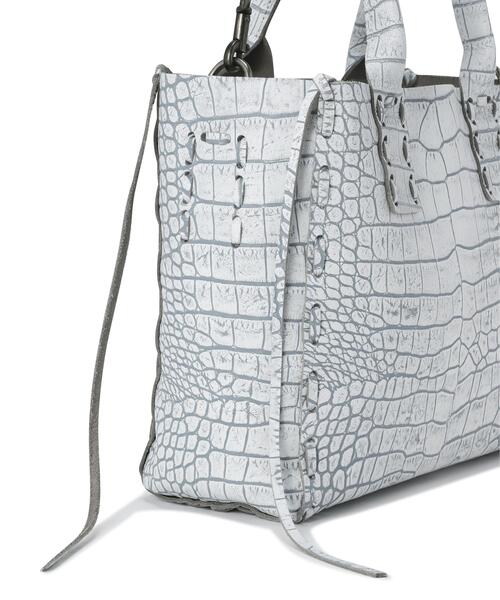 POMTATA（ポンタタ）の「POMTATA/ポンタタ/SHACK TOTE S（トートバッグ・メンズ・ホワイト・F）」の8枚目の写真