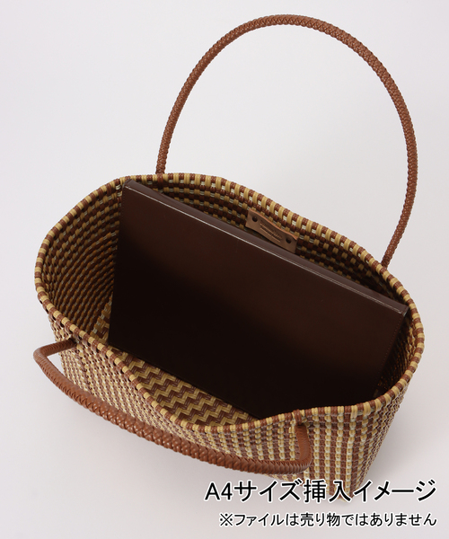 IENA（イエナ）の「DIMINUTIVO/ディミヌティーボ BAG M バッグ（トートバッグ・レディース・グリーン/ブラック系その他/ベージュ・FREE）」の8枚目の写真