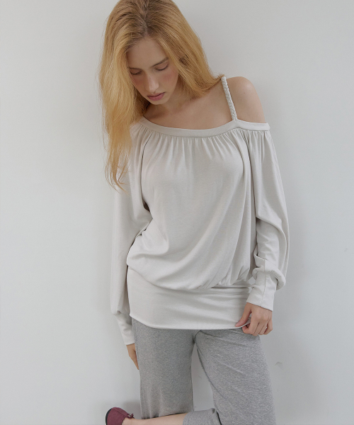 ASURA（アスラ）の「TWIST ONE SHOULDER DRESS (VINTAGE IVORY)（ワンピース・レディース・その他・OS）」の5枚目の写真