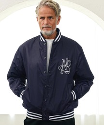 Maison code 13（メゾンコードサーティーン）の「mj11808- Nylon Twill Stadium Jacket スタジアムジャケット(M26W-26)（スタジャン）」