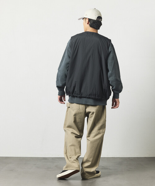 FREAK'S STORE(フリークスストア)の「PRIMALOFT LINER VEST/プリマロフト ライナーベスト(その他アウター・メンズ・ブラック/チャコールグレー/セージグリーン/ネイビー・SMALL/MEDIUM/LARGE)」の21枚目の写真