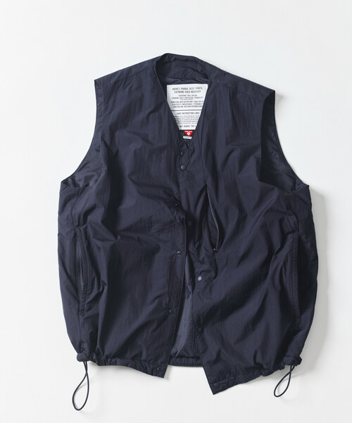 FREAK'S STORE(フリークスストア)の「PRIMALOFT LINER VEST/プリマロフト ライナーベスト(その他アウター・メンズ・ブラック/チャコールグレー/セージグリーン/ネイビー・SMALL/MEDIUM/LARGE)」の20枚目の写真