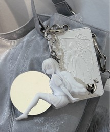 EVERYTHINGS（エブリシングス）の「【nmtc+ × THINGS】Angel Girl Mirror Keyring / 【エヌエムティーシープラス×シングス】エンジェルガールミラーキーリング＜着用動画あり＞（キーホルダー）」