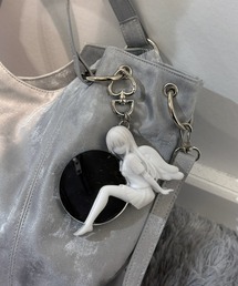 EVERYTHINGS（エブリシングス）の「【nmtc+ × THINGS】Angel Girl Mirror Keyring / 【エヌエムティーシープラス×シングス】エンジェルガールミラーキーリング＜着用動画あり＞（キーホルダー）」