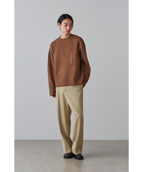 YLEVE(イレーヴ)の「YLEVE / WOOL RAYON TWILL TR(その他パンツ・メンズ・ベージュ・5/4)」の4枚目の写真