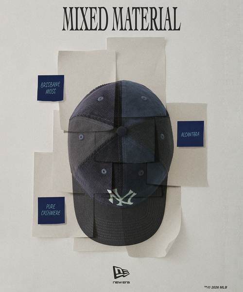 NEW ERA / ニューエラ 別注 MIXED MATERIAL NYY 940 UNST（キャップ
