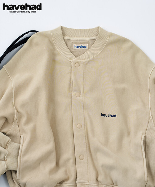 FREAK'S STORE(フリークスストア)の「havehad × FREAK'S STORE/ハブヘッド スナップカーディガン/クルーネック スウェット カーディガン(スウェット・レディース・チャコールグレー・フリ-)」の13枚目の写真