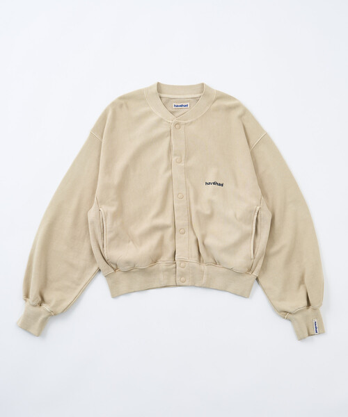 FREAK'S STORE(フリークスストア)の「havehad × FREAK'S STORE/ハブヘッド スナップカーディガン/クルーネック スウェット カーディガン(スウェット・レディース・チャコールグレー・フリ-)」の17枚目の写真