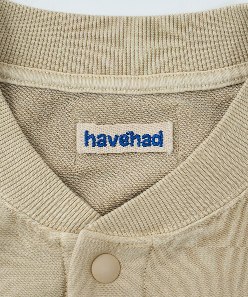 FREAK'S STORE(フリークスストア)の「havehad × FREAK'S STORE/ハブヘッド スナップカーディガン/クルーネック スウェット カーディガン(スウェット・レディース・チャコールグレー・フリ-)」の19枚目の写真