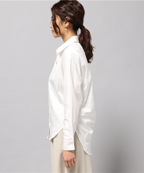 LIMITLESS LUXURY（リミットレスラグジュアリー）の「BIGドロップシャツ◆（シャツ/ブラウス・レディース・ホワイト/ネイビー/サックスブルー・FREE）」の8枚目の写真
