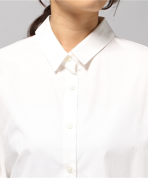 LIMITLESS LUXURY（リミットレスラグジュアリー）の「BIGドロップシャツ◆（シャツ/ブラウス・レディース・ホワイト/ネイビー/サックスブルー・FREE）」の10枚目の写真