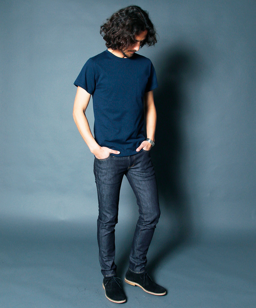 Magine（マージン）の「CLASSIC CTN C/N PKT TEE：クラシックコットン クルーネックポケットTEE（Tシャツ/カットソー・メンズ・ブラック/ホワイト/グレー/ブルー/ネイビー・48/46/44）」の21枚目の写真