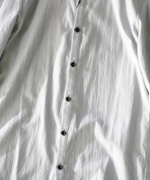 OURET（オーレット）の「RAYON COTTON TROPICAL WASHER REGULAR COLLAR SHIRT（シャツ/ブラウス・メンズ・ブラック/ホワイト・1/2/3）」の13枚目の写真
